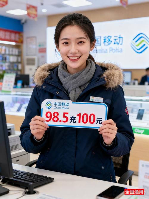 中国移动充值优惠,98.5元充100元话费,全国通用,超值便捷. 家人们!家